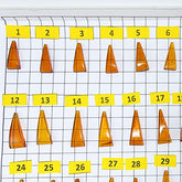 Cognac Amber Triangle Shape Cabochons